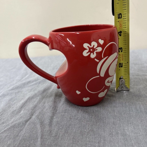 NEW Disney Valentine Mickey and Minnie Heart Love Coffee Tea Mug FS BnftsCharity - Picture 7 of 9